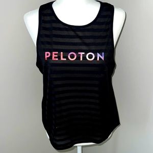 Lululemon Peloton Together We Go Far Off and Running Tank Top 10 Black